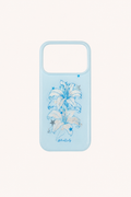 Blue Lily Star Phone Case - Light Blue