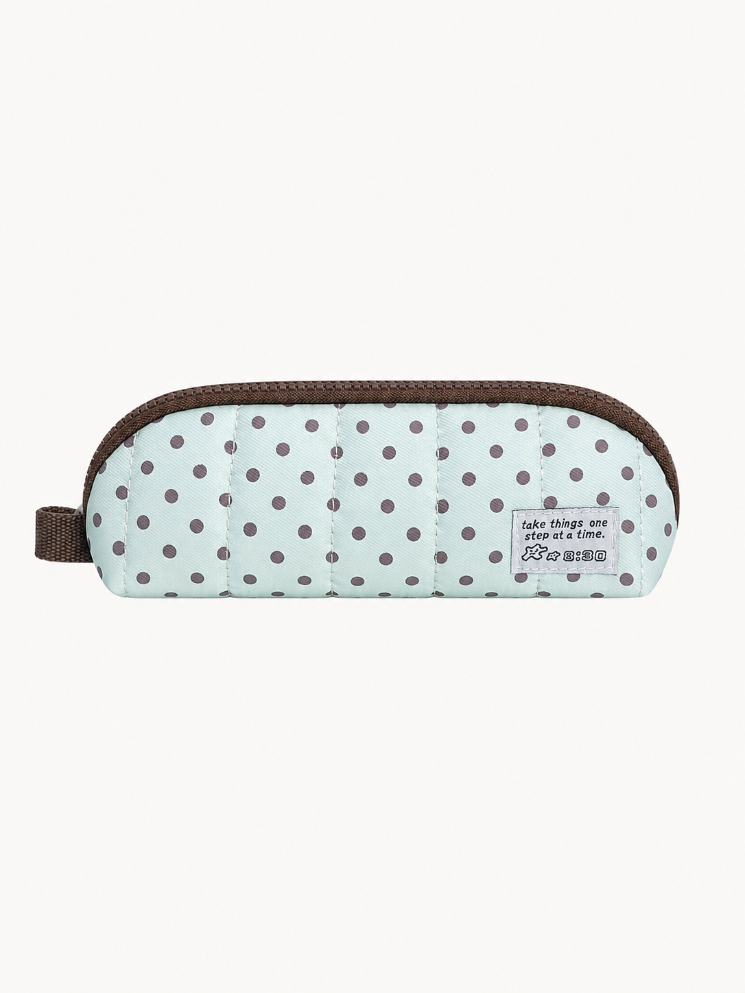 Mint Polka Dot Pencil Case