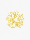 Butter Yellow Oversized 22 Momme Mulberry Silk Scrunchie