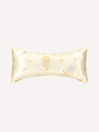 Butter Yellow Angel Bear 22 Momme Mulberry Silk Neck Pillow