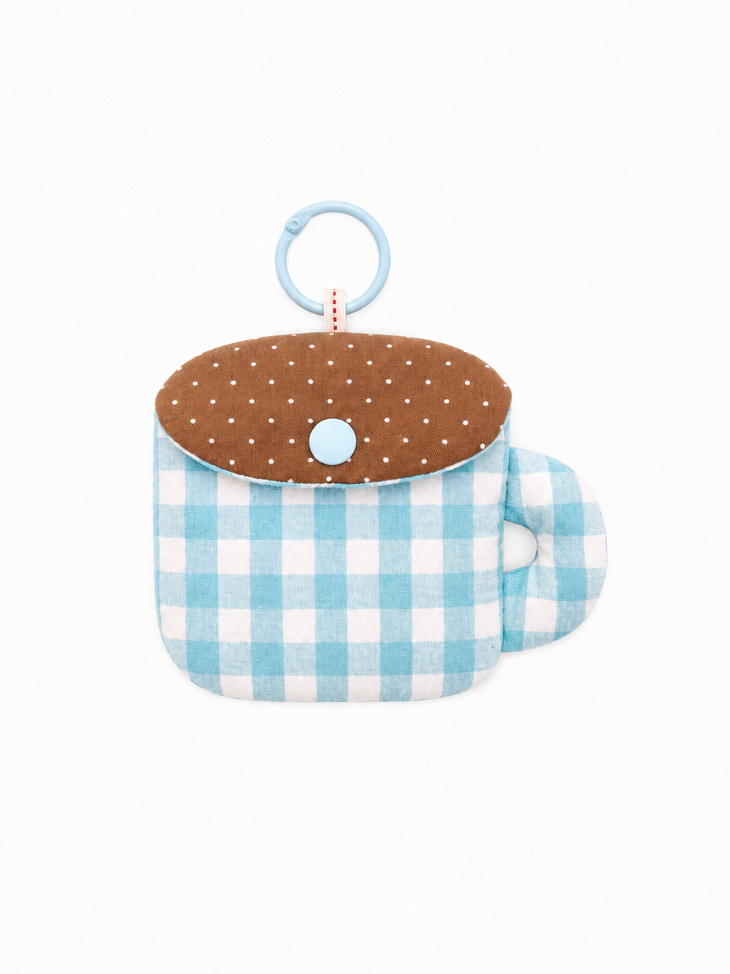 Coffee Cup Fabric Earphone Pouch & Coin Purse