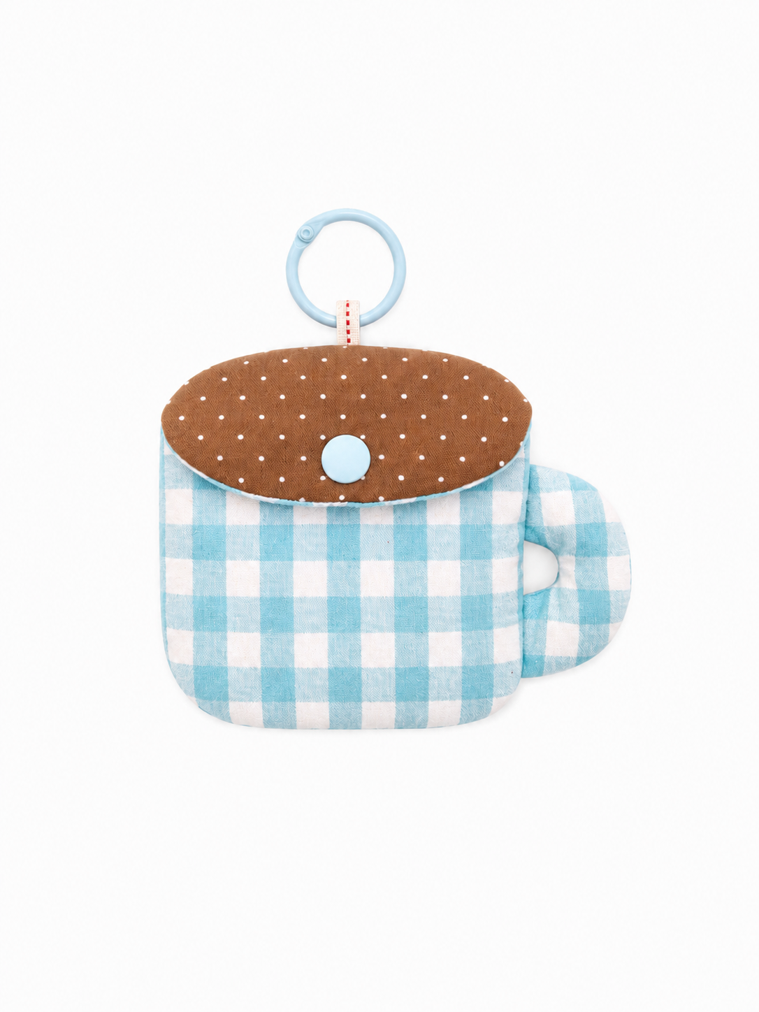 Coffee Cup Fabric Earphone Pouch & Coin Purse