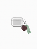 Silver Chrome AirPods Pro 4 Case with Good Luck Charm