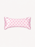 Pink Heart Print 22 Momme Mulberry Silk Neck Pillow