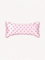 Pink Heart Print 22 Momme Mulberry Silk Neck Pillow
